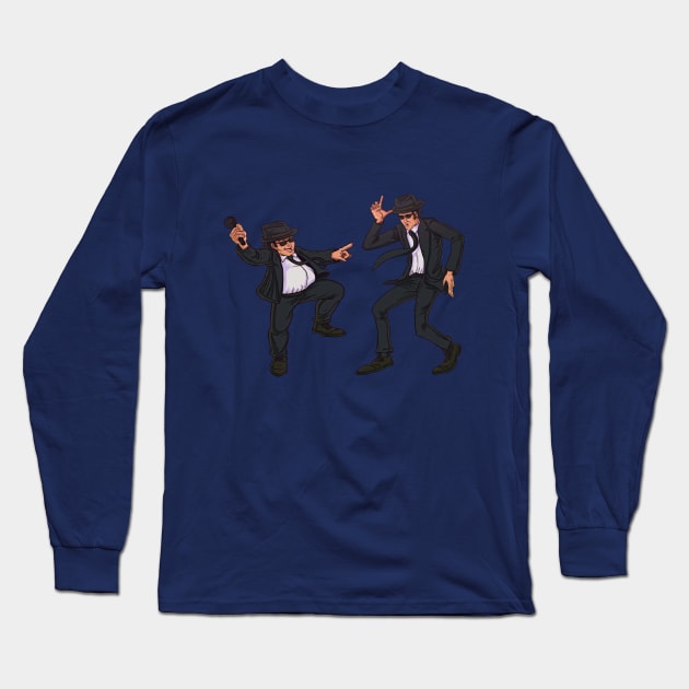 the blues brothers Long Sleeve T-Shirt by Creepsandbabes